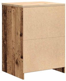 Armário de arrumação de garagem madeira velha 60x51x85 cm