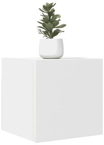 Armário de parede para TV 30,5x30x30 cm branco