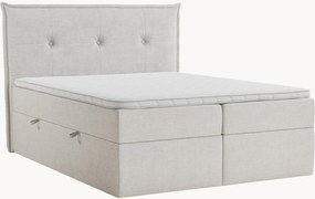 Cama divã em chenille artesanal com arrumação Aussie, H3