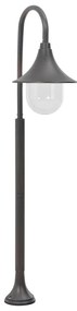 Candeeiro de pé para jardim E27 120 cm alumínio bronze