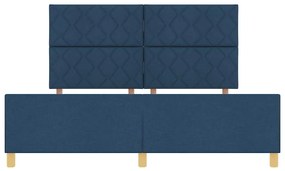 Cama vidaXL Azul 180x200 cm em Tecido
