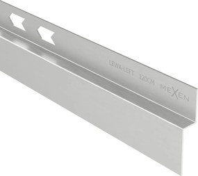 Mexen Line-B calha de queda contra a parede 120 cm esquerda, inox - 181002120L