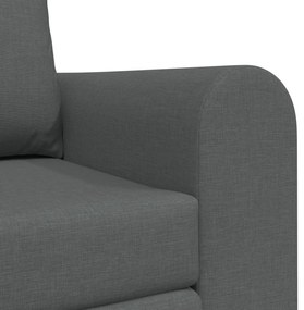 Sofá-camas 2 em 1 Cinza Escuro 148x71x83 cm Tecido