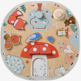 Quadro de atividades multi-puzzles HAPPY FOREST em madeira FSC® madeira