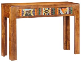 Mesa consola 110x35x75 cm madeira de acácia maciça
