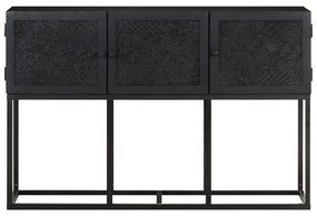 Aparador 115x30x76 cm madeira de mangueira maciça