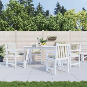 vidaXL Almofadões lombares p/ cadeiras de jardim 4pcs tecido creme