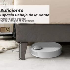 Estrutura de cama moderna com cabeceira estofada Botões de colchão Montagem fácil 200 x 140 cm Cinzento