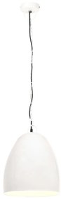 Candeeiro teto industrial redondo 25 W 42 cm E27 branco