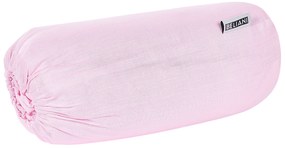 Lençol-capa em algodão rosa 160 x 200 cm JANBU Beliani