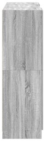 3 pcs armário de cozinha conjunto deriv. madeira cinza sonoma