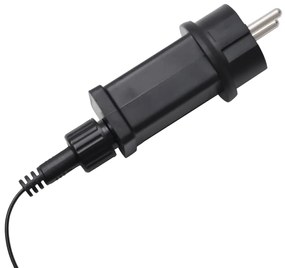 Cordão de luz com 66 LEDs e ventilador 660 cm