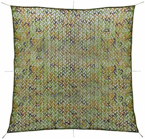 Rede de camuflagem com saco de armazenamento 6x6 m