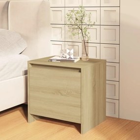 Mesa cabeceira 45x34x44,5cm derivados madeira carvalho sonoma