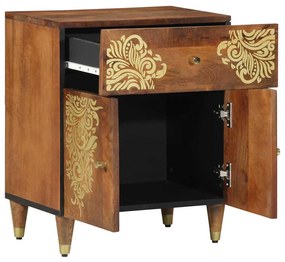 Gabinete de Cabeceira 50x33x60 cm Madeira de Mangueira