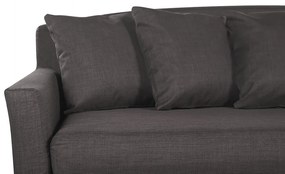 Capa de sofá 3 lugares cinzento escuro GILJA Beliani