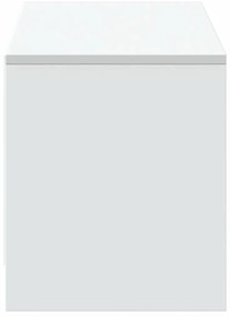 Móvel de TV 140x34x50 cm derivados de madeira branco
