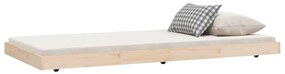 Cama sem colchão 75x190 cm madeira de pinho maciça