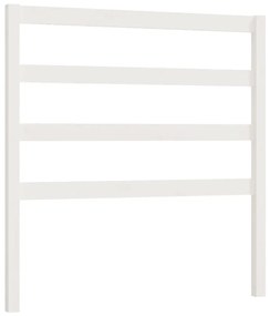 Estrutura sofá-cama de puxar 2x(90x190) cm pinho maciço branco