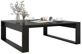 Mesa de centro 100x100x35 cm derivados de madeira preto