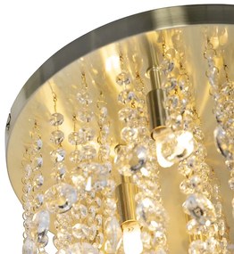 Candeeiro de teto clássico dourado/latão 35 cm - Medusa Art Deco,Clássico / Antigo