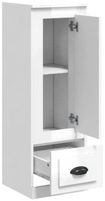 Aparador alto 36x35,5x103,5 cm deriv. madeira branco brilhante