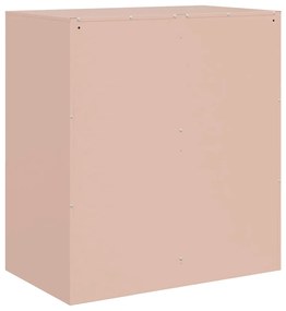 Aparador 67x39x73 cm aço rosa