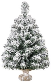 HOMCOM Árvore de Natal Artificial 60cm com 67 Ramos Ignífugos e Base d