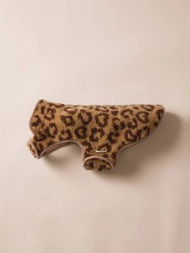 Casaco sherpa para cão cappuccino