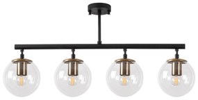 Chandelier Fazli – Preto Antigo – 70 x 15 x 35 cm