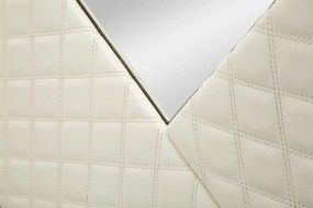 ESPELHO DE PAREDE SHARON Ø80X3 CM BRANCO E DOURADO
