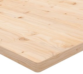 Tampo de mesa retangular 110x55x2,5 cm pinho maciço