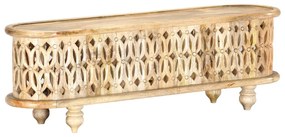 vidaXL Móvel de TV 120x30x40 cm madeira de mangueira maciça
