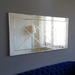 Espelho A306D – Prata – 130x65x2,2 cm