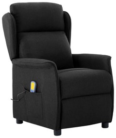 Cadeira de Massagem Tecido Preto