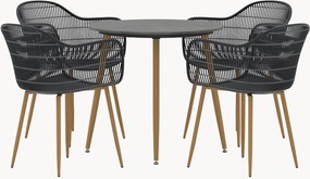 Conjunto de jantar para jardim Anafi, conjunto de 5