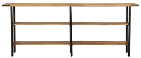 Mesa consola 180x35x70 cm madeira de mangueira maciça