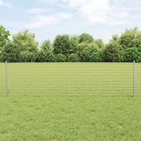 Postes de Cerca 11 pcs Canal U 60 cm Aço Galvanizado