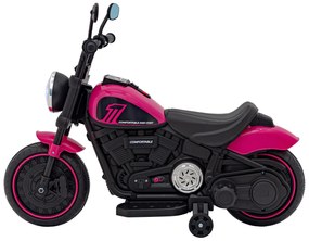 Mota elétrica para crianças 6V, Chopper FASTER, 2 a 5 anos Rosa