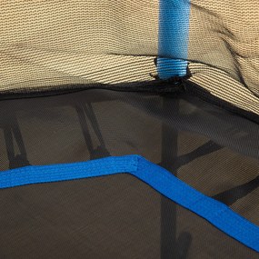HOMCOM Trampolim para Crianças acima de 3 Anos Cama Elástica Infantil com Rede de Segurança e Estrutura de Aço para Interiores e Exteriores Carga 60kg Ø161x163 cm Azul