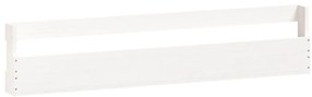 Sapateiras de parede 2 pcs 110x9x23 cm pinho maciço branco