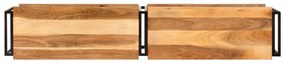 Móvel de TV 160x30x40 cm madeira de acácia maciça