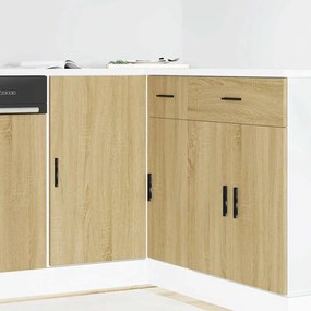 vidaXL Armário de cozinha inferior “Lyon” deriv. madeira carvalho sonoma