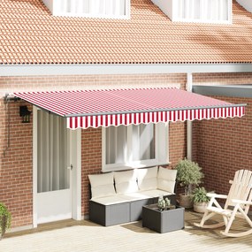 vidaXL Toldo Retrátil Branco 400 x 200 cm Poliéster, Alumínio