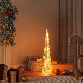 Arvore de Natal de 60 cm com 30 LEDs - Branco Quente