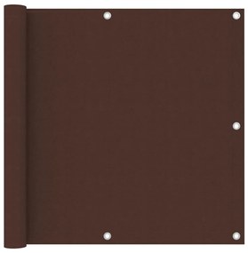 Tela de varanda 90x300 cm tecido Oxford castanho