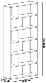 Estante Form – Branco – 90x188,6x25,4 cm