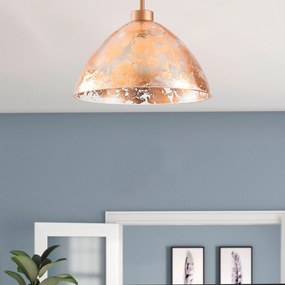 Candeeiro de Teto Bergama – Cobre – Diâmetro 34 cm