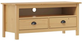 vidaXL Móvel de TV Hill 110x40x47 cm pinho maciço castanho mel
