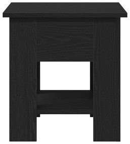 Mesa de Centro vidaXL Carvalho Preto 40x40x42 cm Madeira de Engenharia